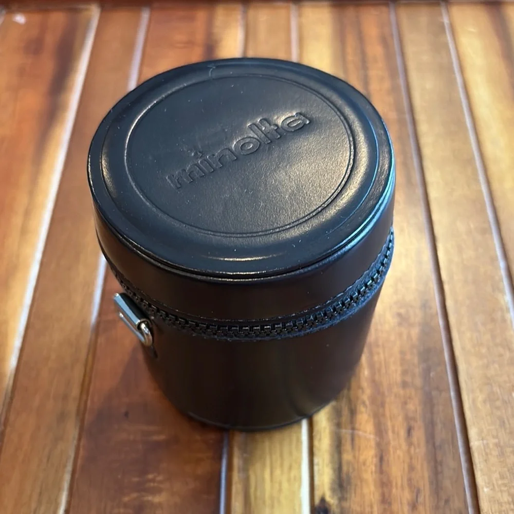 Minolta Lens Case 35mm f/ 2.8 for manual focus lens. Vintage. New